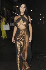 DEMI ROSE MAWBY Leaves House of CB Christmas Dinner Bash in London 11/21/2017