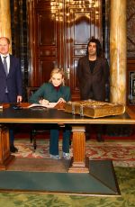 DIANE KRUGER at Golden Book Signing at City Hall in Hamburg 11/21/2017