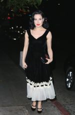DITA VON TEESE at Chateau Marmont in Los Angeles 11/16/2017