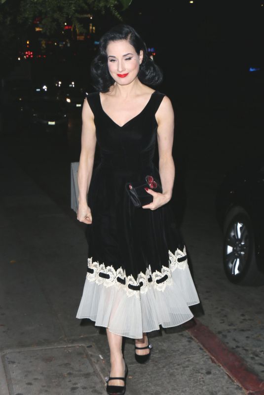 DITA VON TEESE at Chateau Marmont in Los Angeles 11/16/2017