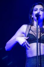 DUA LIPA Performs at Hammerstein Ballroom in New York 11/24/2017