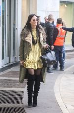 ELISABETTA GREGORACI Out and About in Milan 11/24/2017