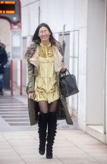 ELISABETTA GREGORACI Out and About in Milan 11/24/2017