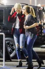 ELIZABETH BANKS Arrives at Bruno Mars Concert in Los Angeles 11/11/2017