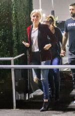 ELIZABETH BANKS Arrives at Bruno Mars Concert in Los Angeles 11/11/2017