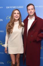 ELIZABETH CHAMBERS at Call Me by Your Name Screening in New York 11/16/2017