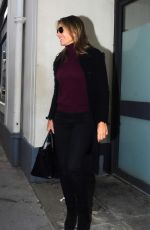 ELIZABETH HURLEY Arrives at Molinare Production Company in London 11/04/2017