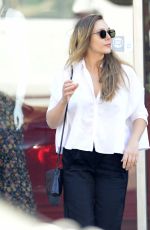 ELIZABETH OLSEN Leaves Waxing Salon in Los Angeles 11/12/2017