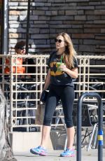 ELIZABETH OLSEN Out for Breakfast at Kreation in Los Angeles 11/05/2017