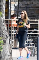 ELIZABETH OLSEN Out for Breakfast at Kreation in Los Angeles 11/05/2017