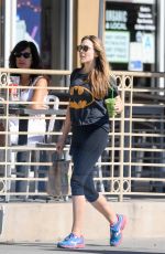 ELIZABETH OLSEN Out for Breakfast at Kreation in Los Angeles 11/05/2017