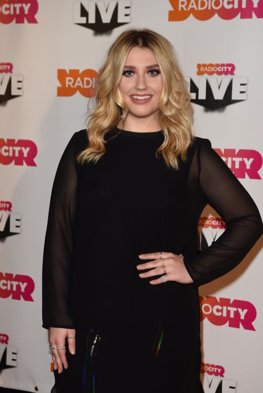ELLA HENDERSON at Radio City Christmas Live 2017 Gig in Liverpool 11/10/2017