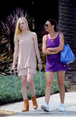 ELLE FANNING Out and About in Los Angeles 11/09/2017