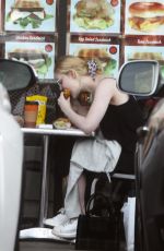 ELLE FANNING Out for Brakfast in Los Angeles 11/20/2017