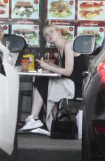 ELLE FANNING Out for Brakfast in Los Angeles 11/20/2017