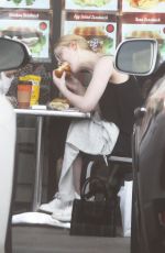 ELLE FANNING Out for Brakfast in Los Angeles 11/20/2017