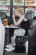 ELLE FANNING Out for Brakfast in Los Angeles 11/20/2017