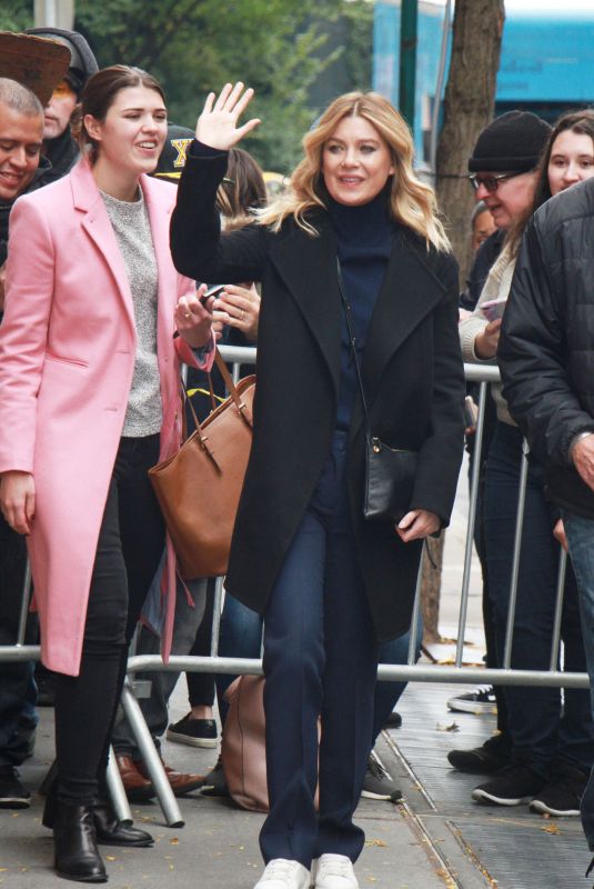 ELLEN POMPEO Arrives at The View in New York 11/09/2017