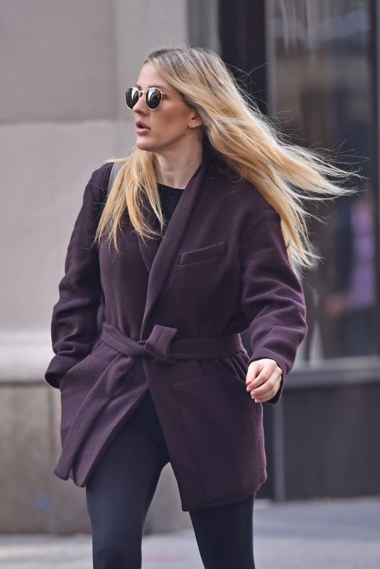 ELLIE GOULDING Out and About in New York 11/02/2017