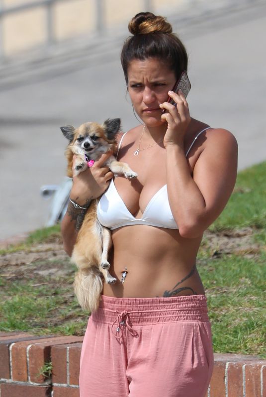 ELORA TAHITI in Bikini Top at Bondi Beach in Sydney 11/29/2017