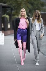 ELSA HOSK and MARTHA HUNT Out and About in Shanghai 11/22/2017