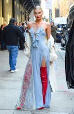 ELSA HOSK Arrives at Wendy Williams Show in New York 11/28/2017