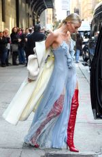 ELSA HOSK Arrives at Wendy Williams Show in New York 11/28/2017