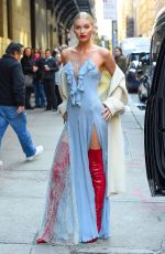 ELSA HOSK Arrives at Wendy Williams Show in New York 11/28/2017