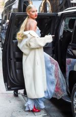 ELSA HOSK Arrives at Wendy Williams Show in New York 11/28/2017