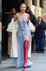 ELSA HOSK Arrives at Wendy Williams Show in New York 11/28/2017