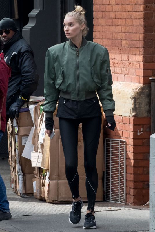 ELSA HOSK Out and About in New York 11/06/2017