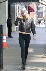 ELSA HOSK Out and About in New York 11/13/2017