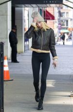 ELSA HOSK Out and About in New York 11/13/2017