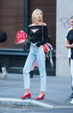 ELSA HOSK Out on Her Birthday in New York 11/07/2017
