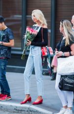 ELSA HOSK Out on Her Birthday in New York 11/07/2017