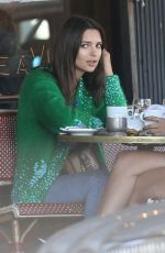 EMILY RATajkowski out for Coffee at Figaro Bistro in Los Feliz 11/28/2017