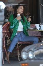 EMILY RATajkowski out for Coffee at Figaro Bistro in Los Feliz 11/28/2017