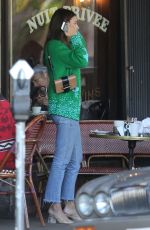 EMILY RATajkowski out for Coffee at Figaro Bistro in Los Feliz 11/28/2017