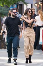 EMILY RATAJKOWSKI Out with a Friend in New York 10/27/2017