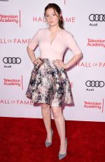 EMMA KENNEY at Television Academy Hall of Fame Induction in Los Angeles 11/15/2017
