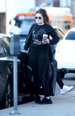 EMMA KENNEY Shopping at Crystalarium in West Hollywood 11/05/2017