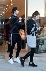 EMMA KENNEY Shopping at Crystalarium in West Hollywood 11/05/2017