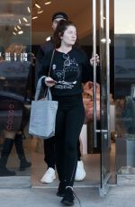 EMMA KENNEY Shopping at Crystalarium in West Hollywood 11/05/2017