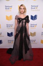 EMMA ROBERTS at 68th National Book Awards in New York 11/15/2017