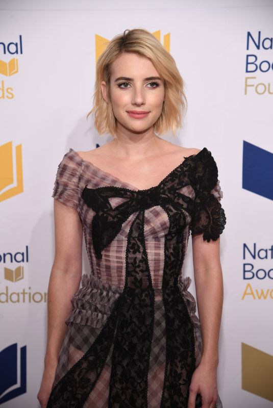 EMMA ROBERTS at 68th National Book Awards in New York 11/15/2017