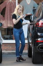 EMMA ROBERTS Out Shopping in Studio City 11/09/2017