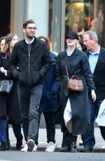 EMMA STONE and Dave McCary Out in New York 11/28/2017