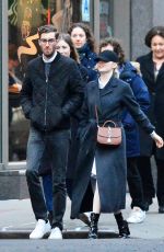 EMMA STONE and Dave McCary Out in New York 11/28/2017