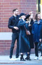 EMMA STONE and Dave McCary Out in New York 11/28/2017