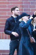 EMMA STONE and Dave McCary Out in New York 11/28/2017